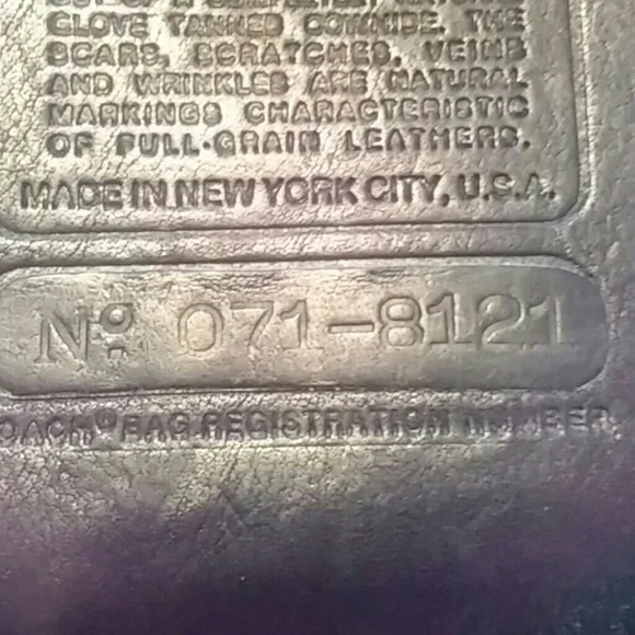 Coach Black Leather Shoulder Bag - Picture 4 of 6